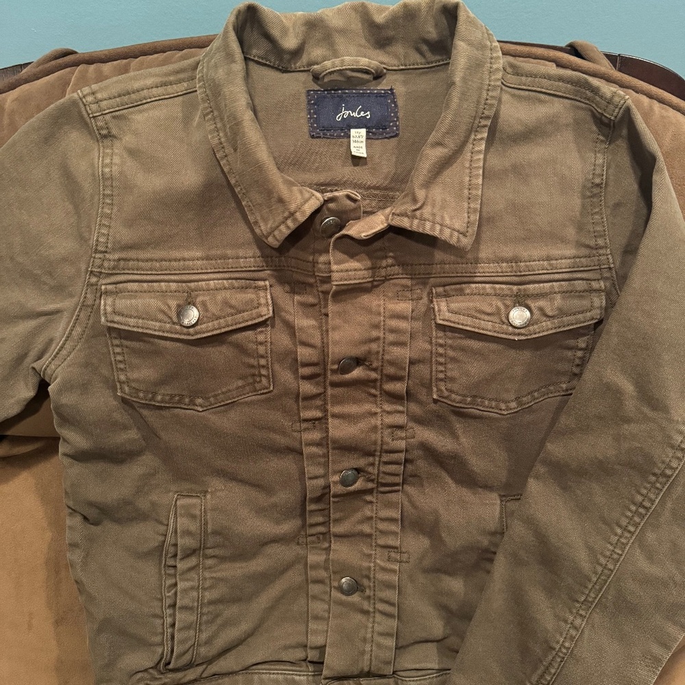 Boys jean jacket  Jules 11 years size 146 cm or 57.5”